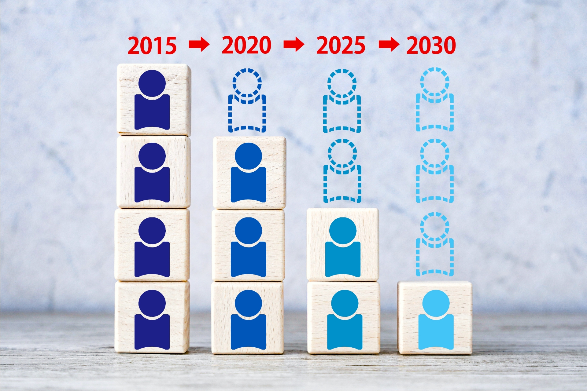 加速する人手不足