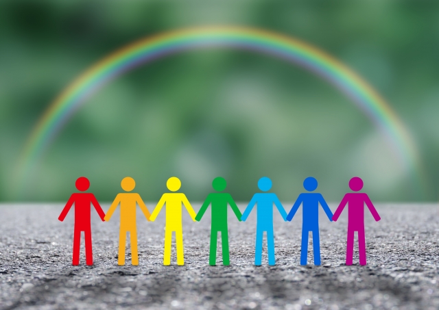 虹と虹色の人々