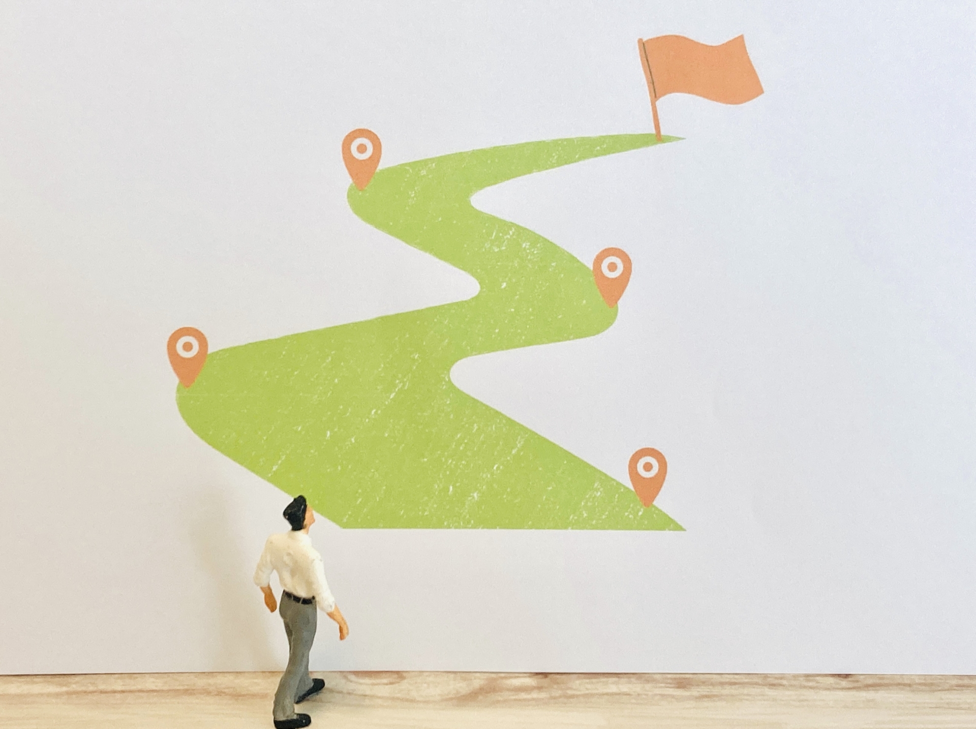 キャリアを見つめ直す従業員